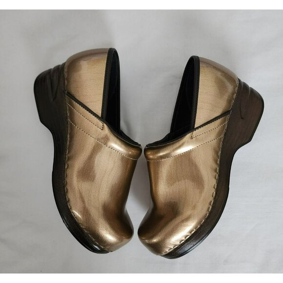 Croft & Barrow SS Sole (Sense)ability Juliana Champagne Slip-On Clogs Size 6 MED - Picture 5 of 15